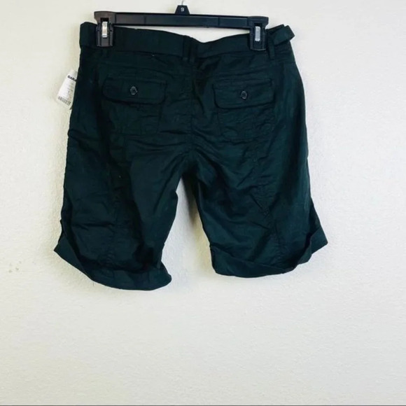 GARAGE Black Cargo Bermuda Shorts NWT Size 1 - Picture 4 of 6